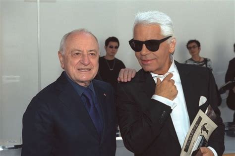 karl lagerfeld and pierre berg.